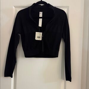 Fabletics Women's Black Zip-Up Hoodie